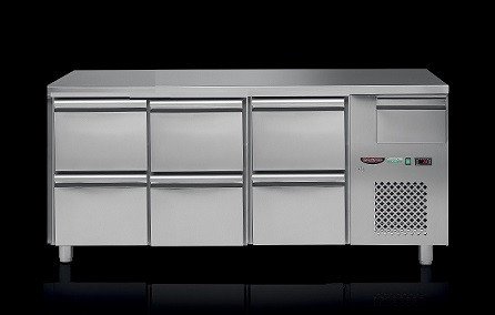 Холодильний стіл TF03MIDGN-222 Tecnodom