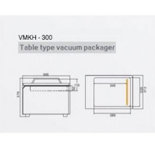 Вакуумно-пакувальна машина 14,4 мᶾ Артикул: VMKH-300