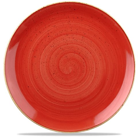 SBRSEV111 Тарілка кругла 28,8 см серія "Stonecast Berry Red"
