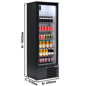 Шкаф холодильный демонстрационный GGM GASTRO BGSI280