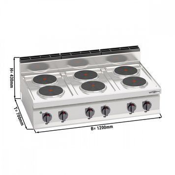 Плита електрична GGM GASTRO EHB173E