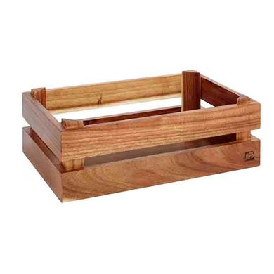 11622 Деревянный ящик-стойка GN 1/4, h-10.5 см