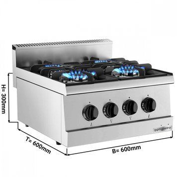 Плита газова GGM Gastro GHK6634