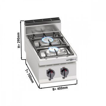 Плита газова GGM Gastro GHB473M