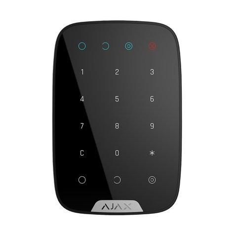 Беспроводная сенсорная клавиатура Ajax KeyPad Black + Бесплатная доставка