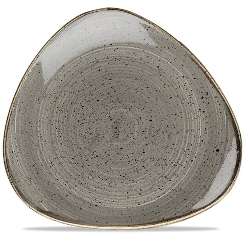 SPGSTR101 Тарілка трикутна 26,5 см серія "Stonecast Peppercorn Grey"