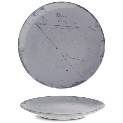 ISC2127-K0008 Тарелка круглая 27 см серия "Isabelle" декор "Stone Blue"