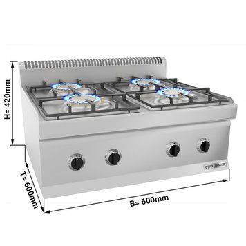 Плита газова GGM Gastro GHK66-E
