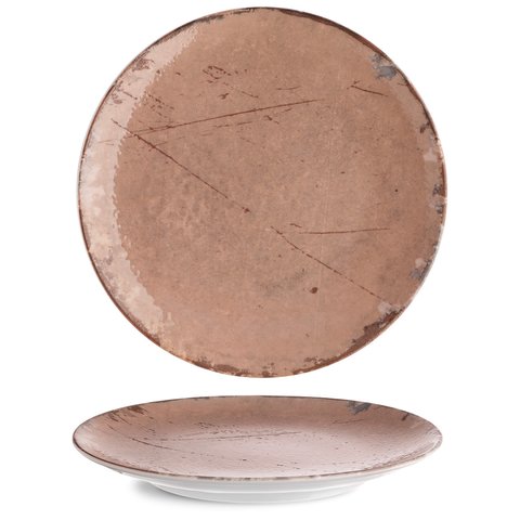 ISC2127-K0009 Тарелка круглая 27 см серия "Isabelle" декор "Stone Ginger"