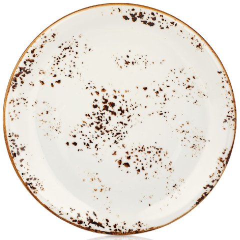 HA-EL-ZT-19-DZ Тарелка круглая 19 см, цвет белый (Elegance), серия "Harmony"
