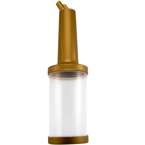 PM01MG Бутылка с гейзером 1 л прозрачная (золотая крышка)