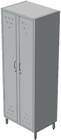 Шкаф для одежды ШО-2 Длина 650 Ширина 500 Высота 1950