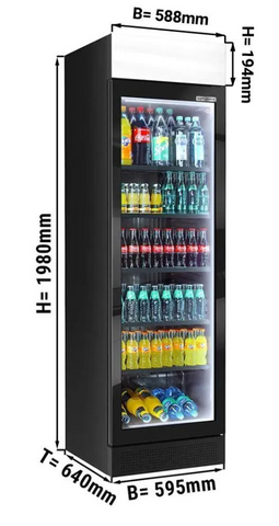 Шкаф холодильный демонстрационный GGM GASTRO GK374US