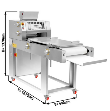 Тестораскаточная машина GGM GASTRO BPTRMP1200