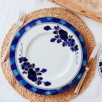 MIR2131-X8852 Тарілка кругла 31 см декор Flora серія "Indigo"