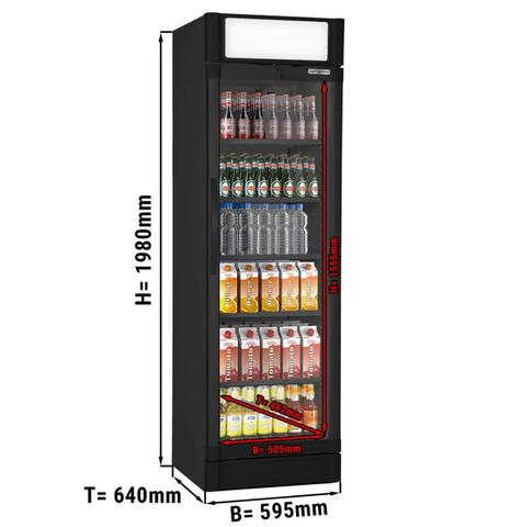 Шкаф холодильный демонстрационный GGM GASTRO GK374UES