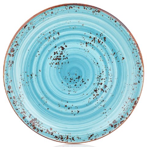 HA-IN-ZT-21-DZ Тарелка круглая 21 см, цвет голубой (Infinity), серия "Harmony"