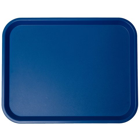 594184 Поднос прямоугольный синий 45,6х35,6 см