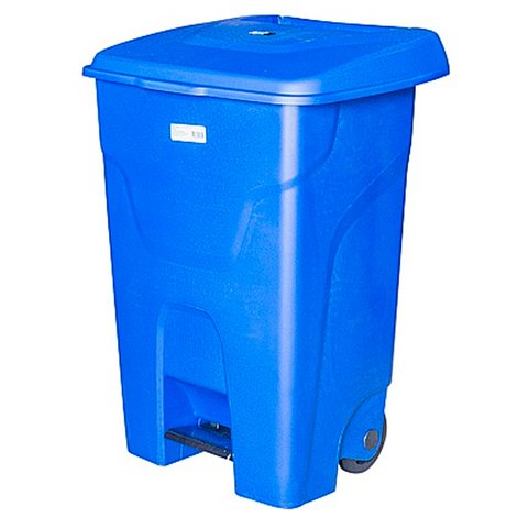 BO992BLUE Бак для мусора синий 80 л