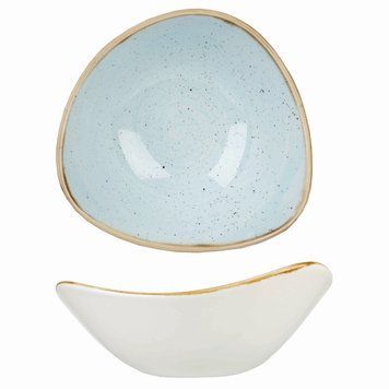 SDESTRB61 Салатник трикутний d 15,3 см, 260 мл серія "Stonecast Duck Egg Blue"