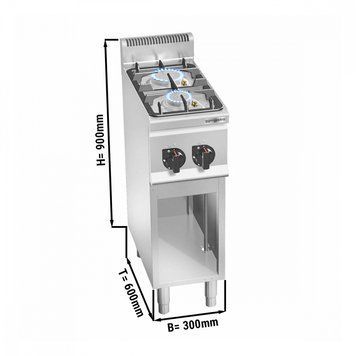 Плита газовая GGM Gastro GHB369P
