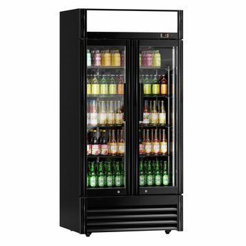 Шкаф холодильный GGM Gastro GKS630FNN-B