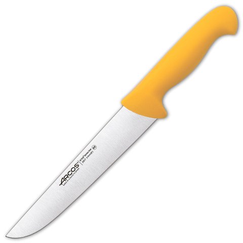 291700 Нож мясника 210 мм серия "2900" желтый