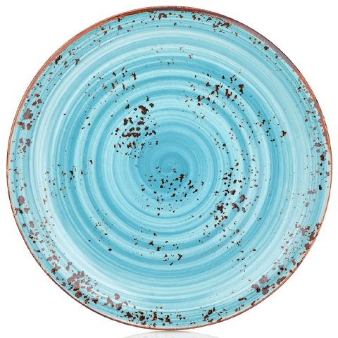 HA-IN-ZT-23-DZ Тарелка круглая 23 см, цвет голубой (Infinity), серия "Harmony"