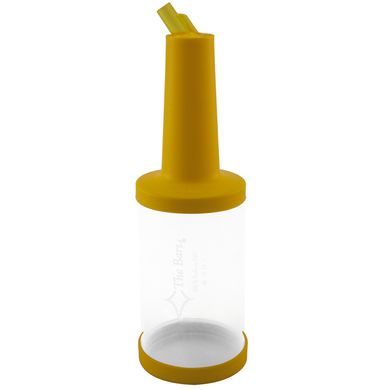 PM01Y Пляшка з гейзером 1 л прозора (жовта кришка)