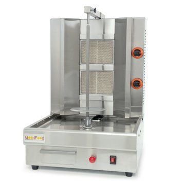 Аппарат для шаурмы газовый с двигателем GoodFood SM2MG