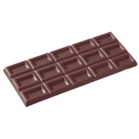 2109 CW Форма для шоколаду "Плитка" 142x63x6мм, 3 шт.