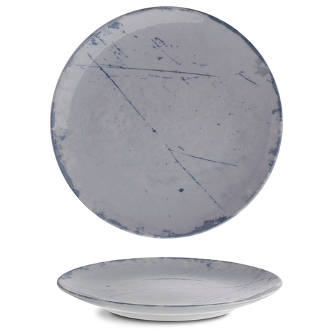 ISC2130-K0008 Тарелка круглая 30 см серия "Isabelle" декор "Stone Blue"
