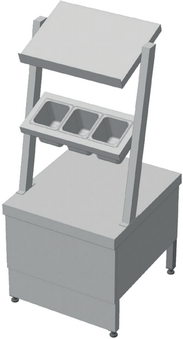 Прилавок-стойка для столовых приборов ЭФЕС FRIGATA - 1