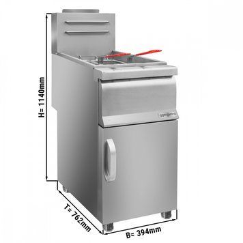 Фритюрница GGM Gastro GFK481-16