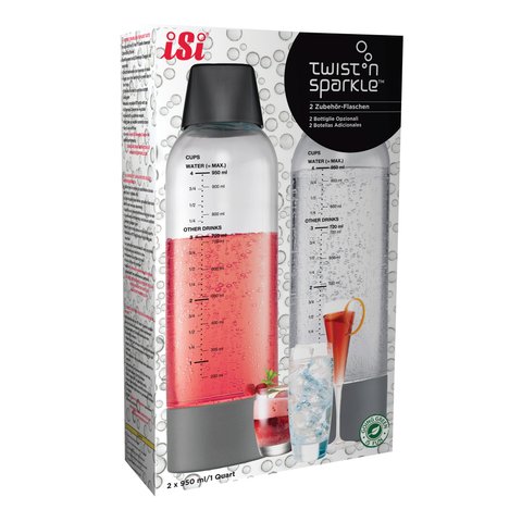 Набір пляшок Twist'n Sparkle iSi 100630 (2х950 мл) - 1