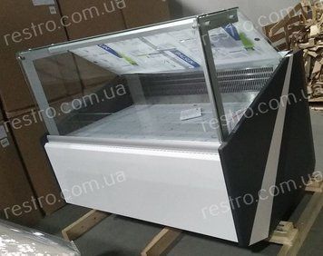 Витрина холодильная FGL160 Juka (рестайлинг) бело-черная