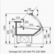 Холодильна вітрина Georgia AG 120 deli PS 126-SBA 1250 Технохолод - 2