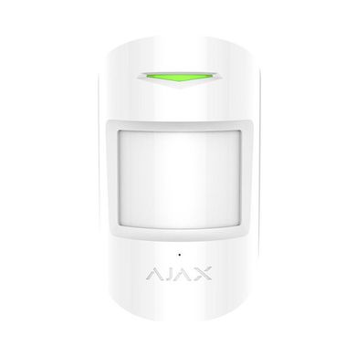 Датчик руху і розбиття скла Ajax CombiProtect White + Безкоштовна доставка