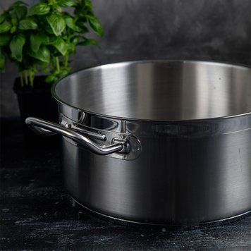 303216 Каструля низька з кришкою 32х16 см, 12,5 л, серія "Resto Range"