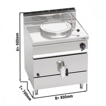 Котел харчоварильний GGM Gastro GKB879H