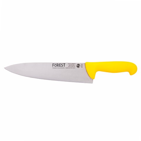 367325 Нож поварской полугибкий 250 мм желтый.