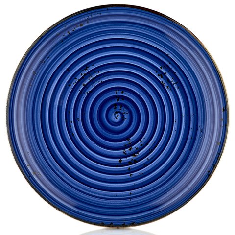 HA-EN-ZT-25-DZ Тарелка круглая 25 см, цвет синий (Enigma), серия "Harmony"