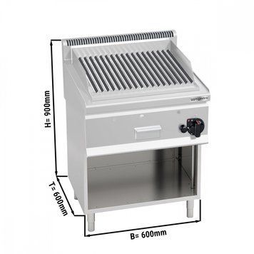 Лавовий гриль GGM Gastro GLB669C