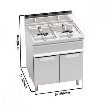 Фритюрница GGM Gastro GFB879T-15+15