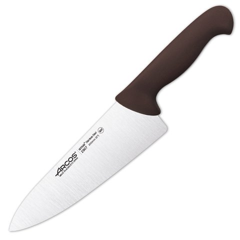 290728 Нож поварской 200 мм серия "2900" коричневый