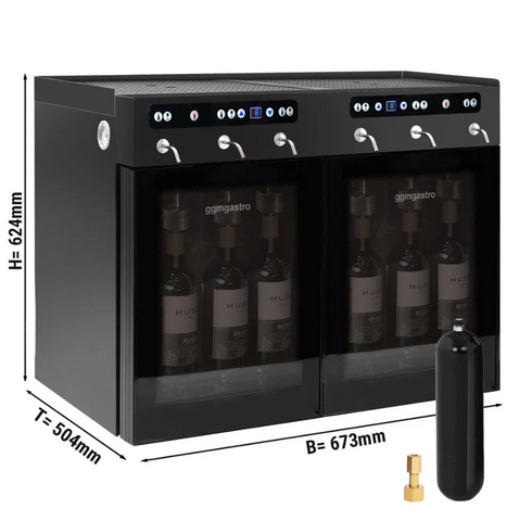 Холодильник для вина / Диспенсер для вина GGM GASTRO WDA6