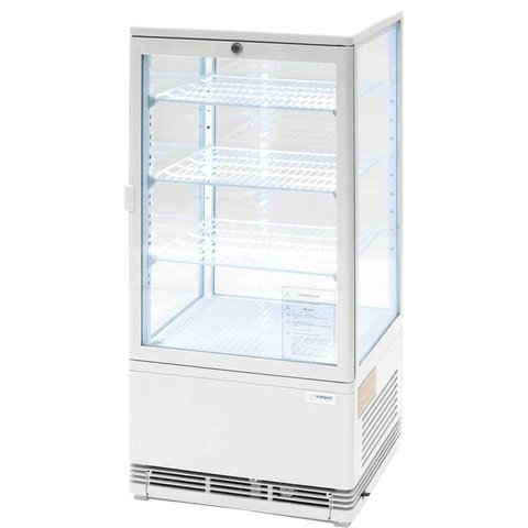Холодильные витрины Stalgast Витрина экспозиционная 78 л белая оснащ.LED