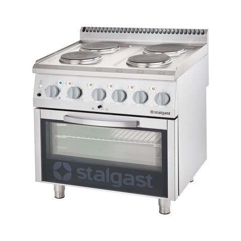 Плита електрична 4-х комфорочна з духовкою Stalgast 9716000