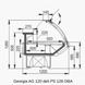 Холодильная витрина Georgia AG 120 deli PS 126-DBA 1875 Технохолод - 2