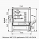 Кондитерська вітрина Missouri MC 120 patisserie OS 140-DLM 2500 Технохолод - 2